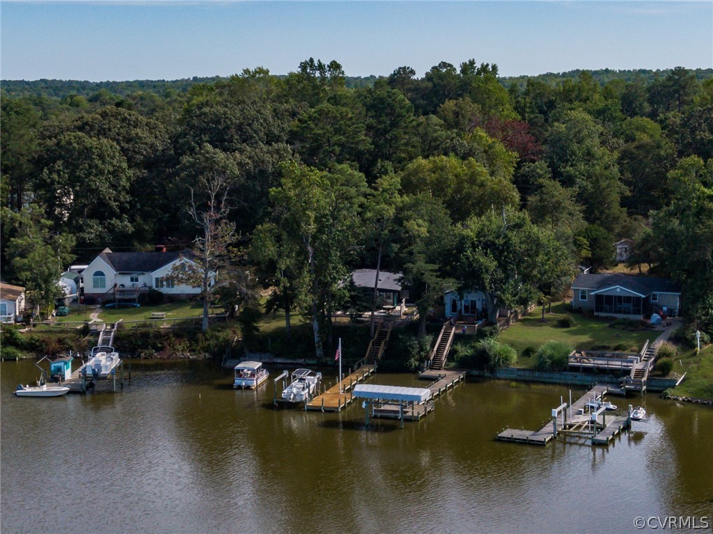 6279 Holly Trail Gloucester, VA 23061 - Photo 38 of 45 a view of a lake with houses