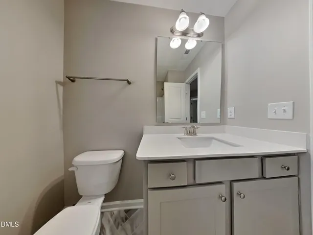 a view of a house with a large space