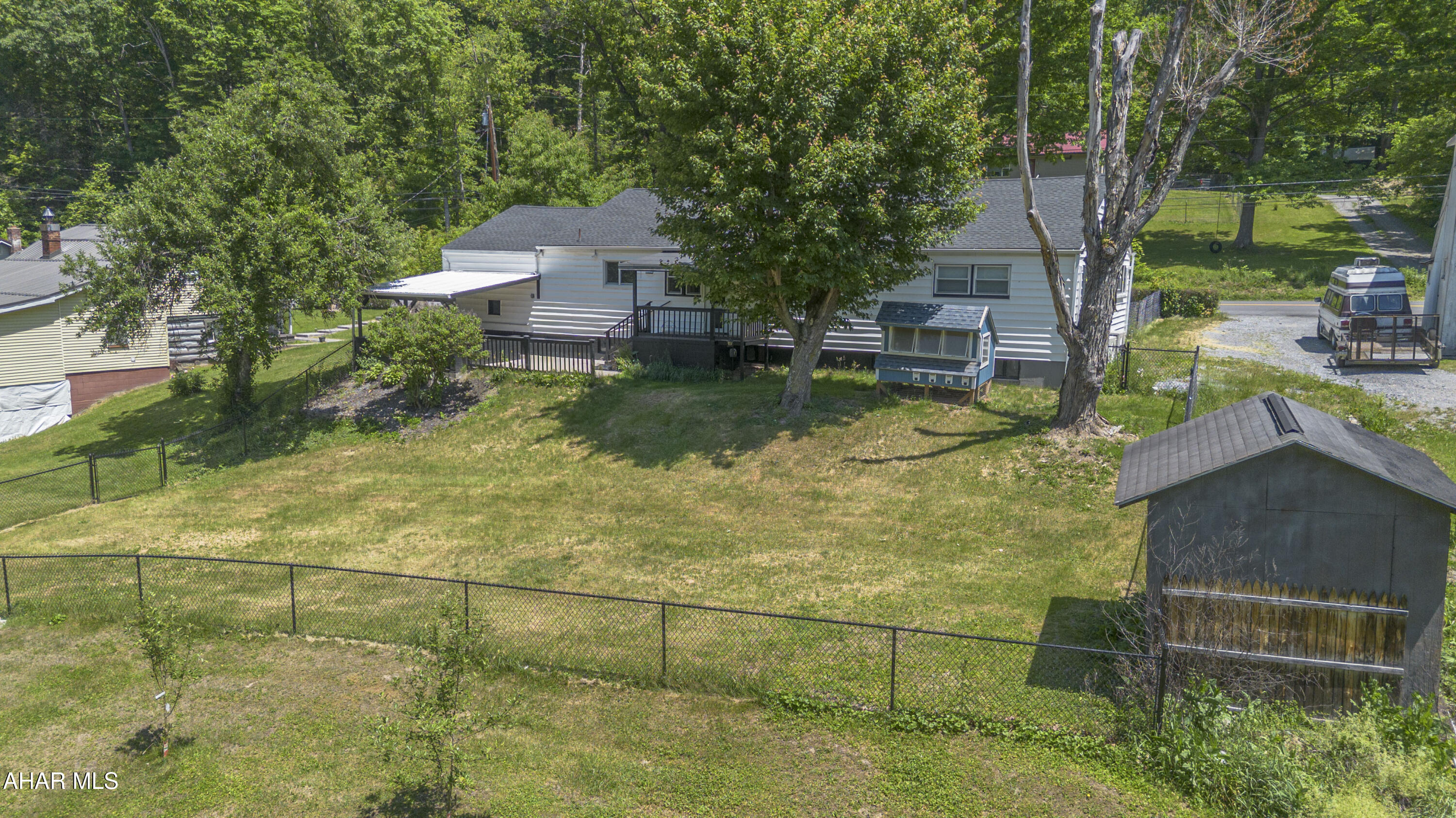 871 Decker Hollow Road Tyrone, PA 16686 - Photo 5 of 35 a backyard of a house with lots of green space