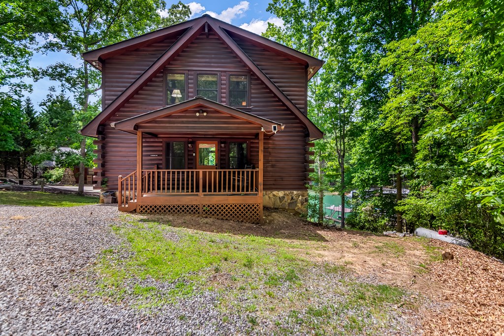 22 Waterloon Trail Morganton, GA 30560 - Photo 27 of 71 a front view of a house with garden