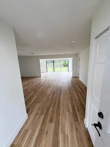 a view of wooden floor in a room