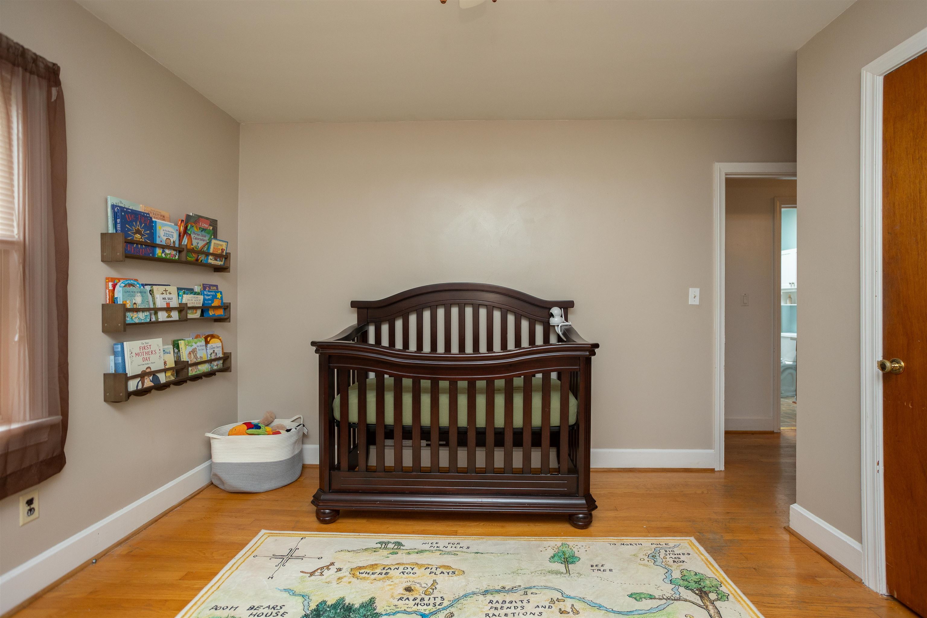 211 George Street Staunton, VA 24401 - Photo 16 of 37 a bedroom with furniture and a rug