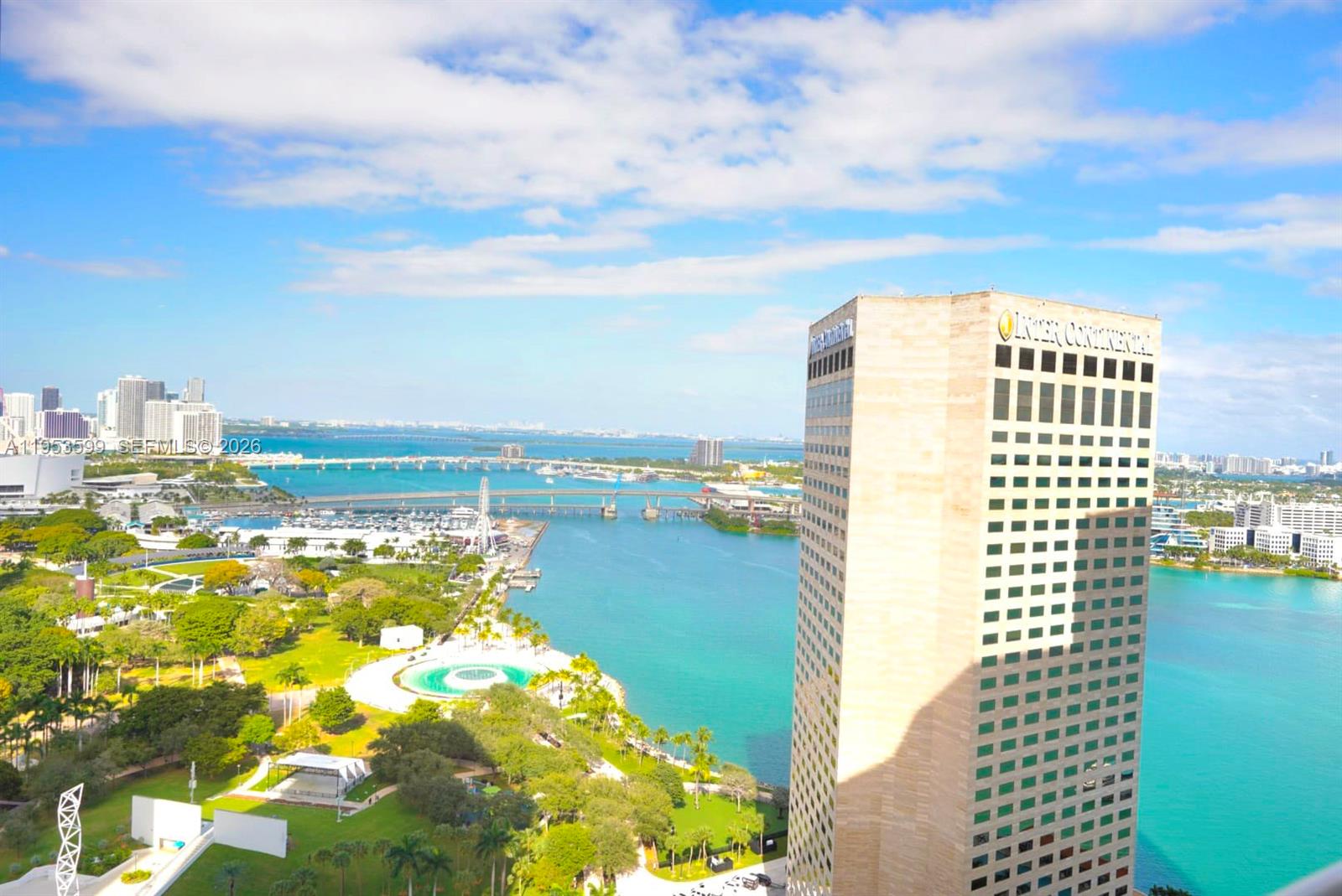 325 South Biscayne Boulevard, Unit 3314 Miami, FL 33131 - Photo 3 of 30 a view of ocean with city