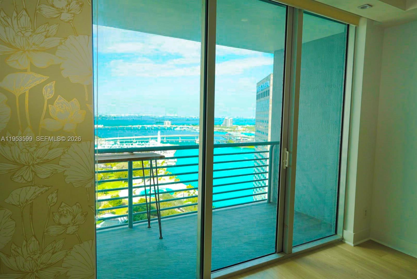 325 South Biscayne Boulevard, Unit 3314 Miami, FL 33131 - Photo 5 of 30 a view of a balcony from a window
