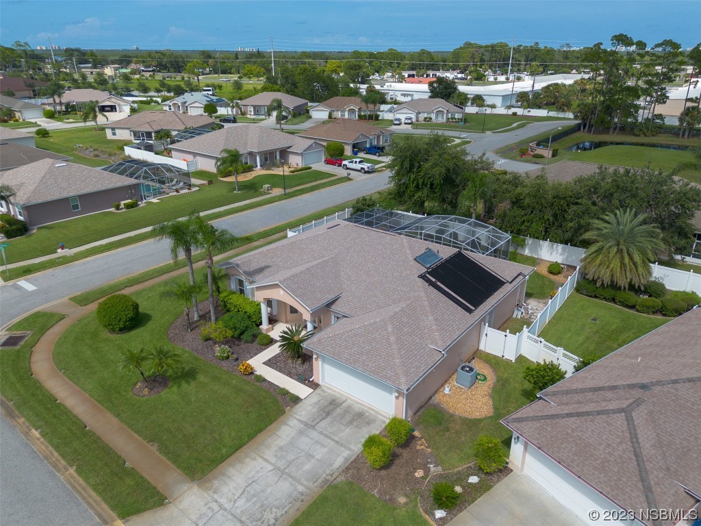 313 Mariners Gate Drive Edgewater, FL 32141 - Photo 50 of 55 an aerial view of residential houses with outdoor space and river