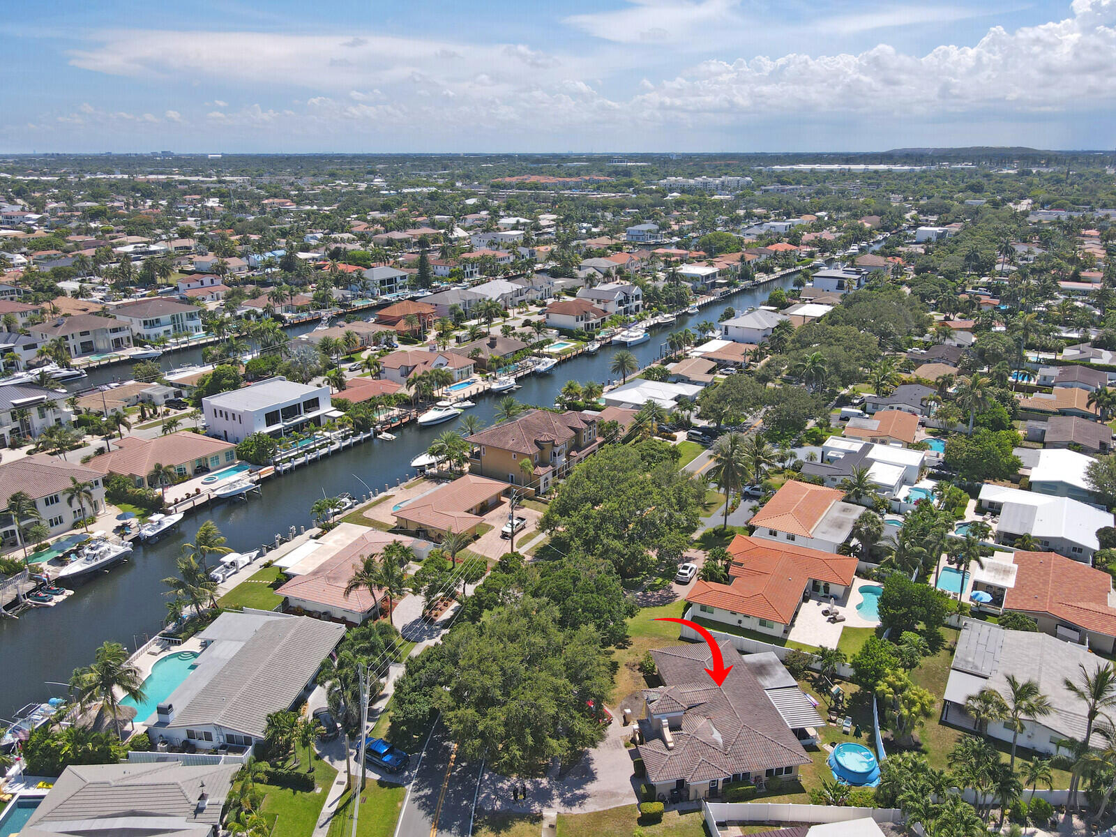 2651 Northeast 49th Street Lighthouse Point, FL 33064 - Photo 3 of 40 07_Aerial_7_mls
