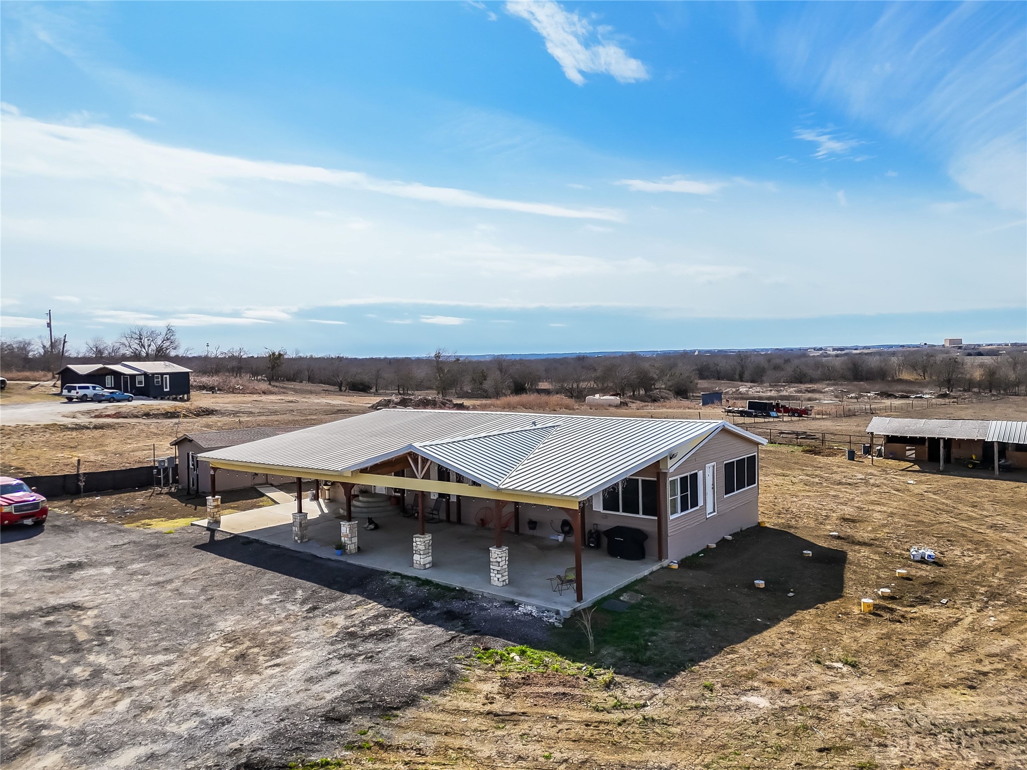 Tbd Giese Lane Elgin, TX 78621 - Photo 22 of 34 an aerial view of a house with a ocean view