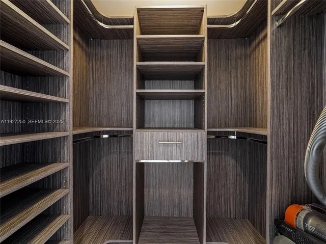 a view of walk in closet