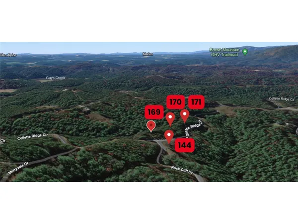 a view of an outdoor space and mountain view