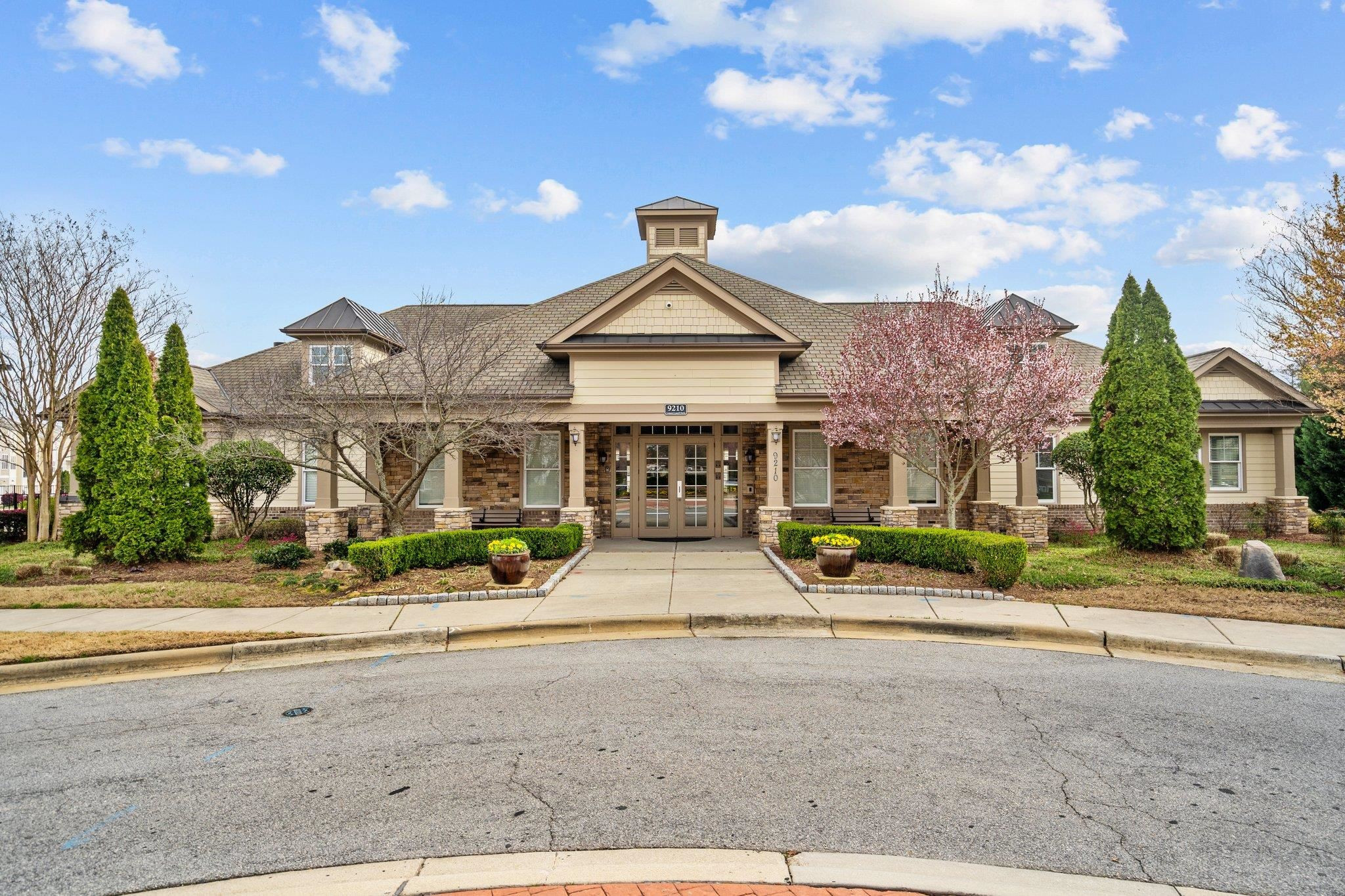 10109 Falls Meadow Court Raleigh, NC 27617 - Photo 32 of 37 front view of house with a yard