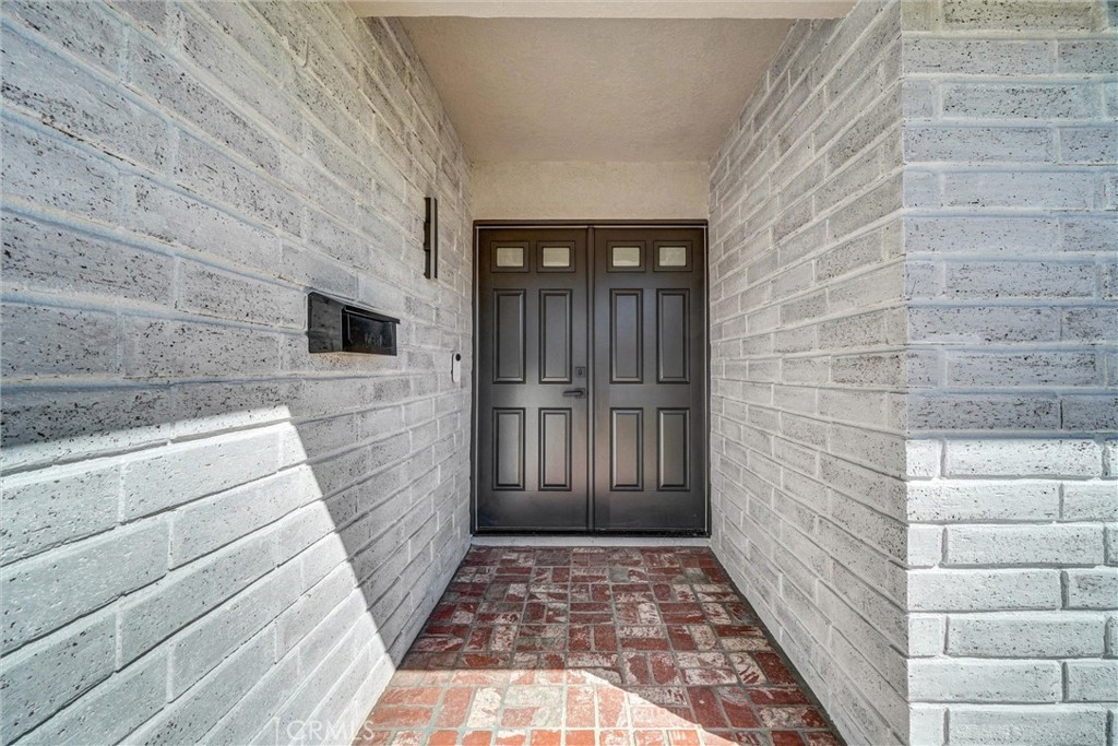 a view of an entryway door