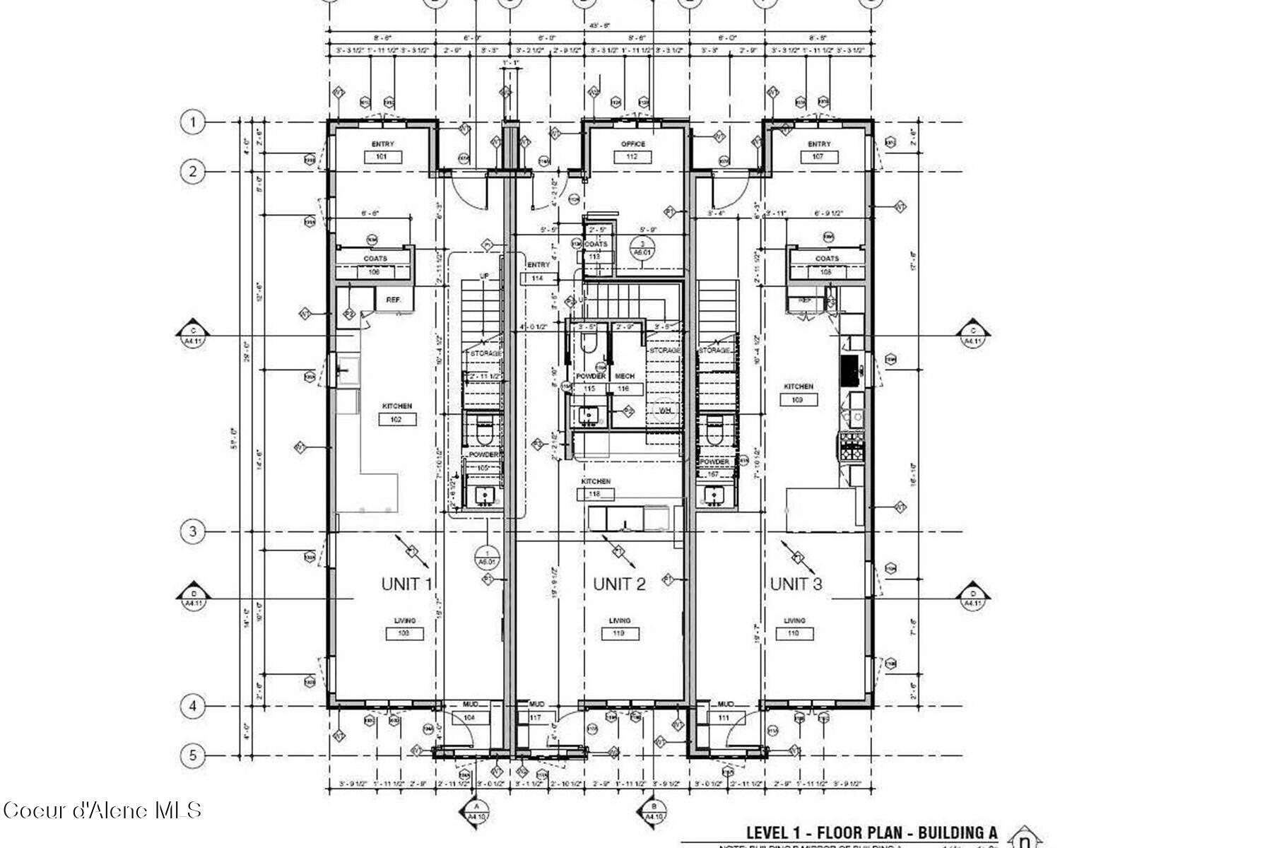 215 West Lake Street Sandpoint, ID 83864 - Photo 43 of 44 Floorplan Level 1 215 Lake