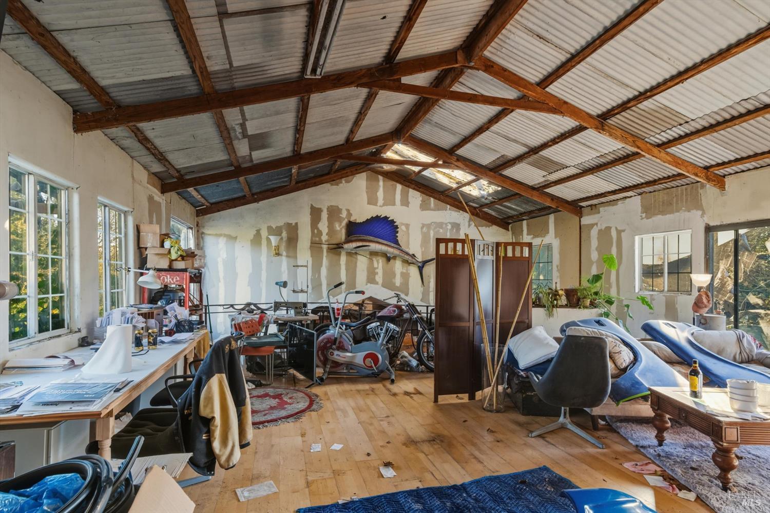 5070 Blank Road Sebastopol, CA 95472 - Photo 29 of 36 a view of a room with gym equipment