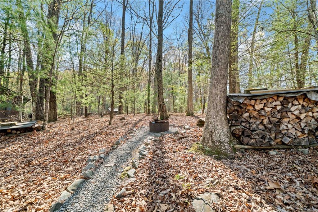 301 Laurel Creek Road Blue Ridge, GA 30513 - Photo 24 of 36 a view of a back yard
