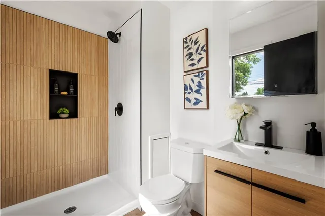 a utility room with a washer and dryer