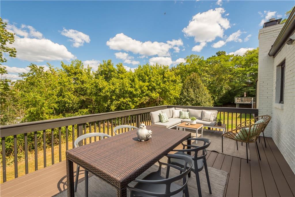 1546 West Ingomar Road Pittsburgh, PA 15237 - Photo 39 of 49 a view of a balcony with wooden floor
