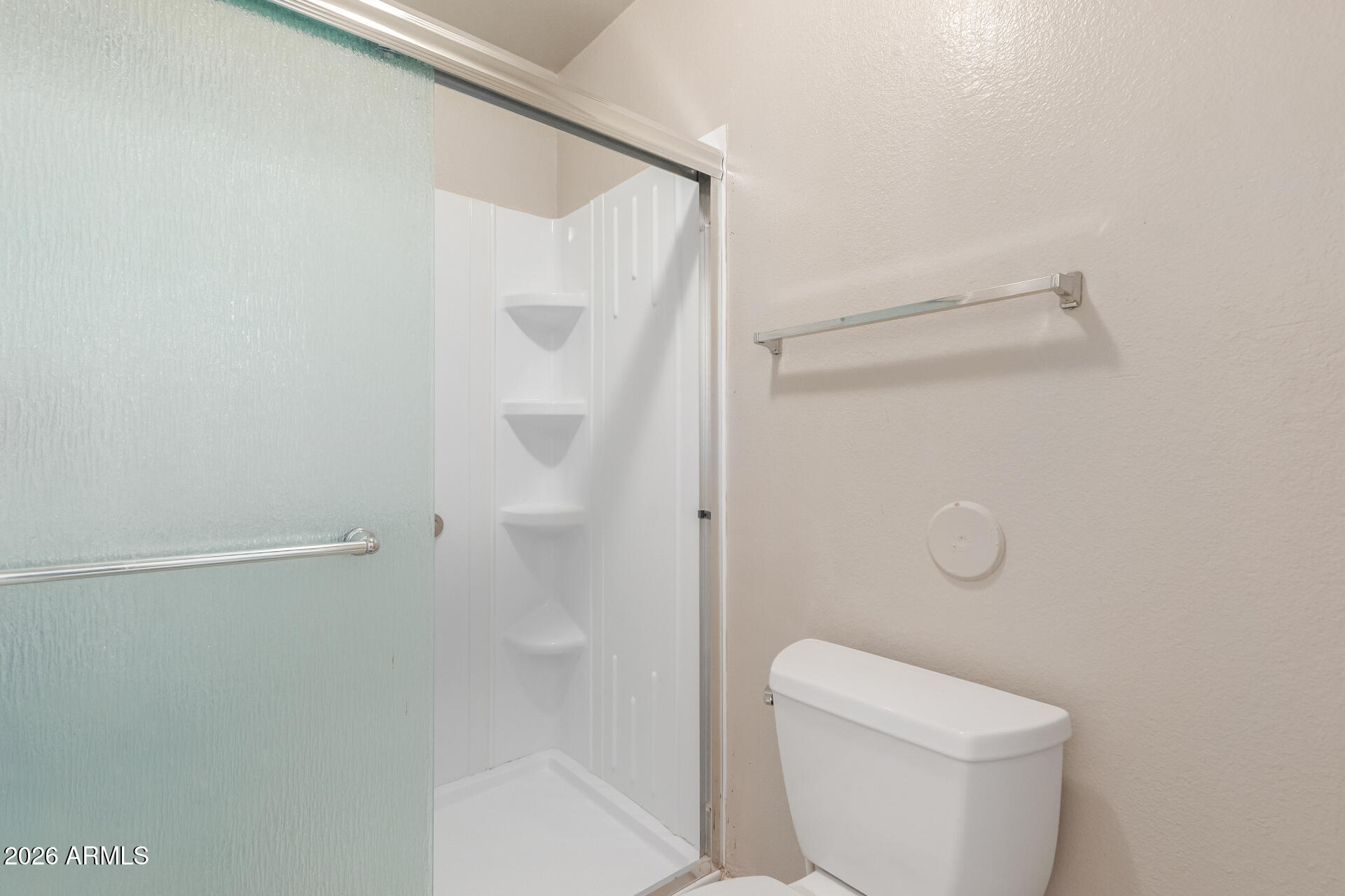 632 South 79th Way Mesa, AZ 85208 - Photo 15 of 30 a bathroom with a shower and toilet