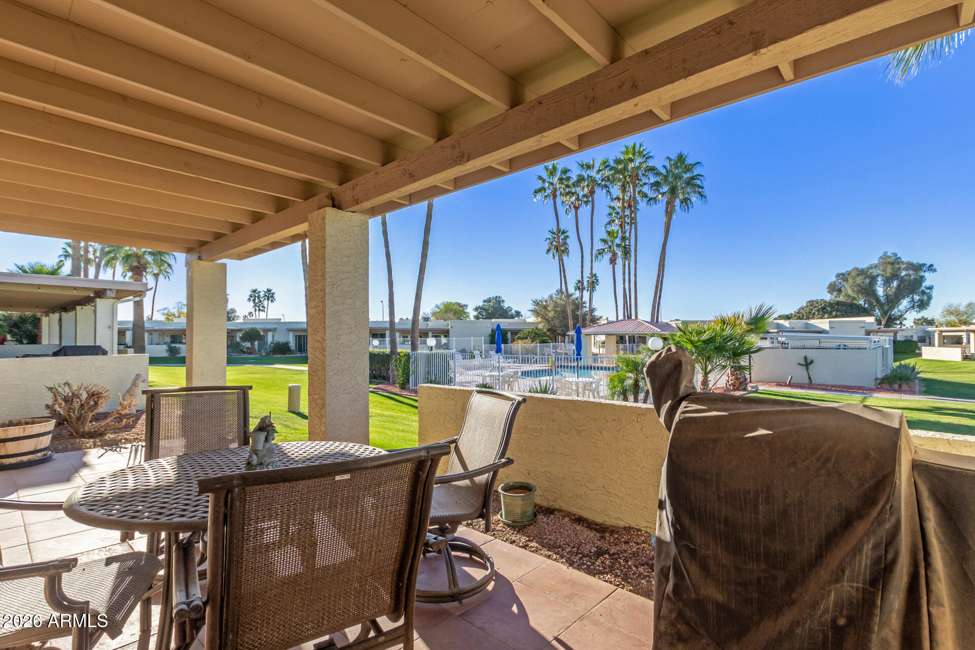 632 South 79th Way Mesa, AZ 85208 - Photo 20 of 30 a view of a dining room with furniture window and outside view