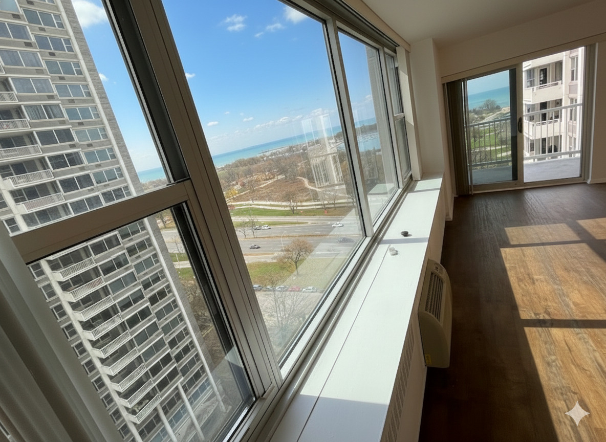 Undisclosed Address Chicago, IL 60613 - Photo 6 of 13 a view of a balcony