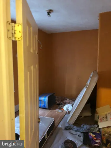 a view of hallway with stairs