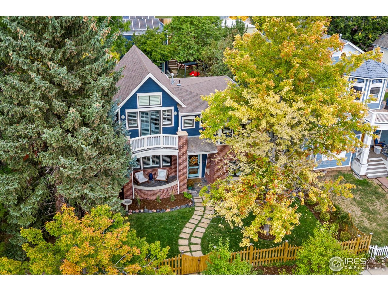 1719 Mapleton Avenue Boulder, CO 80304 - Photo 2 of 50 a aerial view of a house with a yard and potted plants