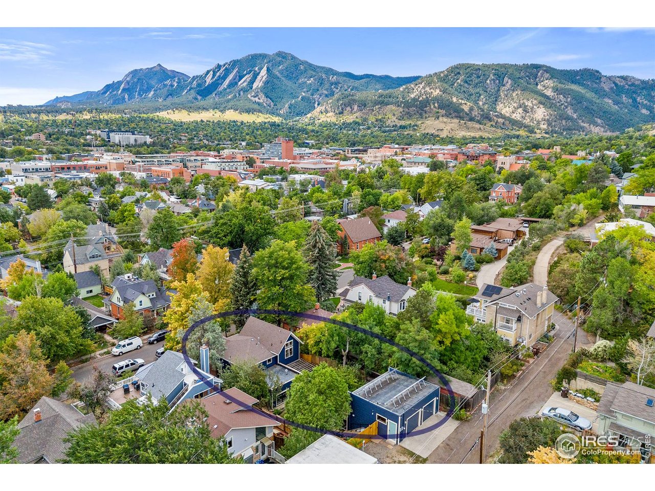 1719 Mapleton Avenue Boulder, CO 80304 - Photo 42 of 50 a view of a city with mountain