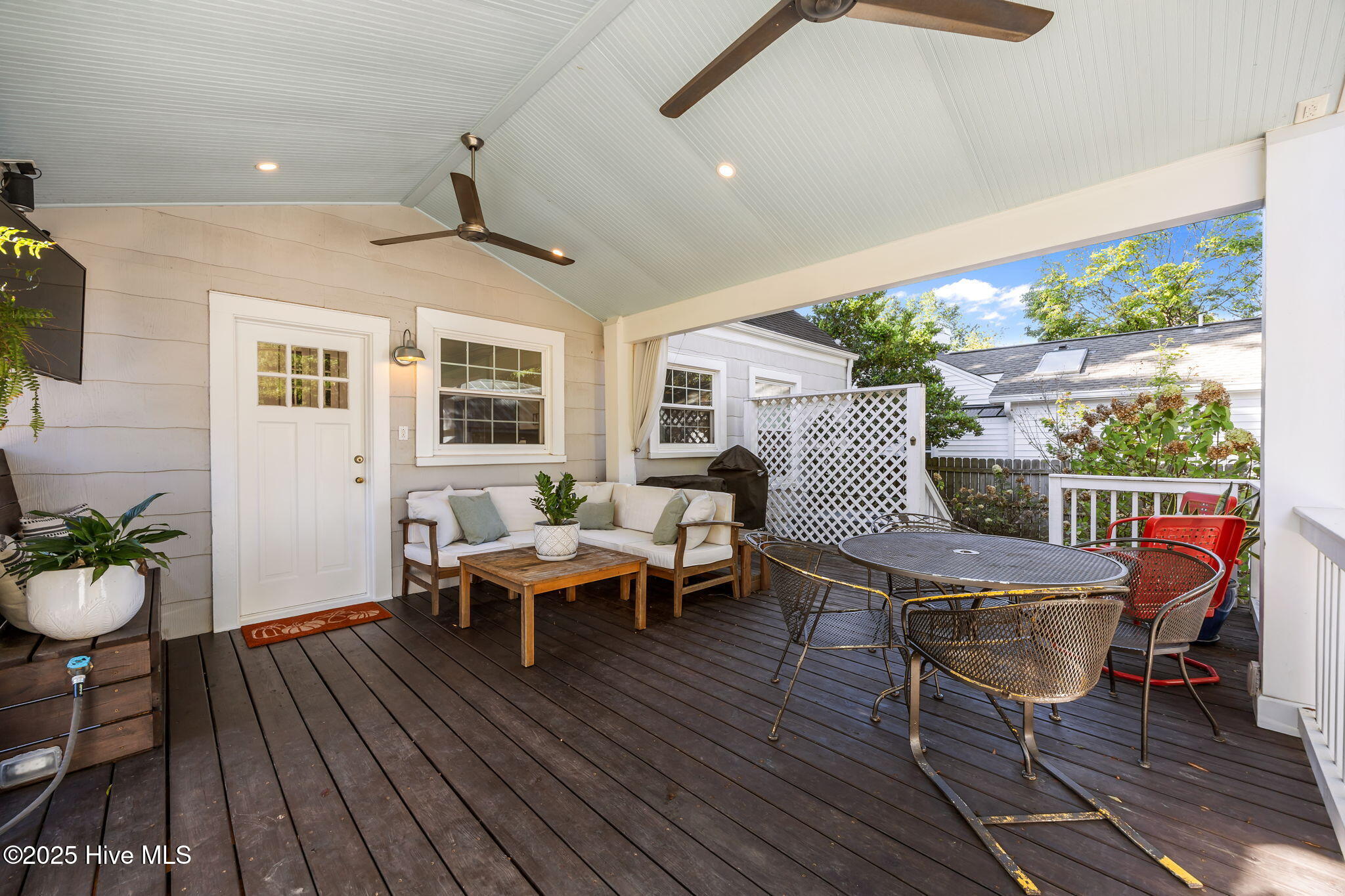 727 East Whitaker Mill Road Raleigh, NC 27608 - Photo 51 of 65 Back Yard Deck