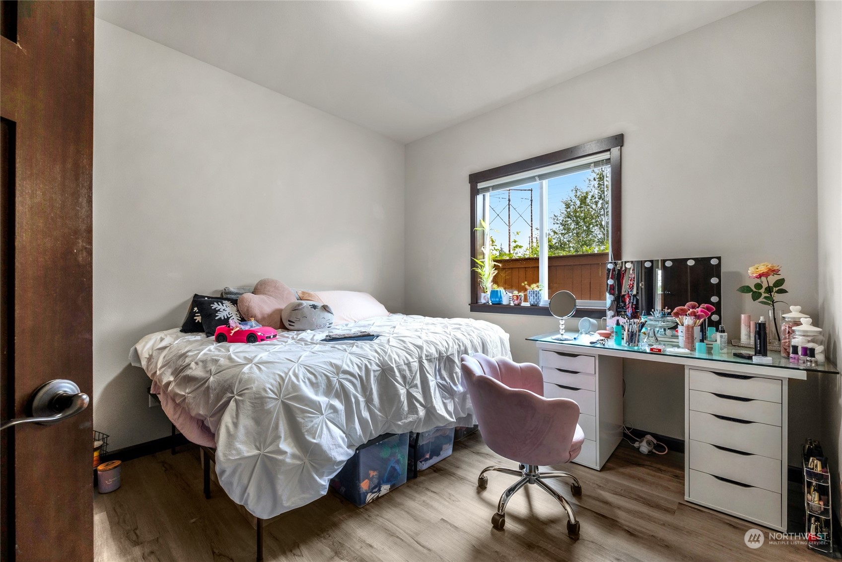7521 Broadway Everett, WA 98203 - Photo 19 of 25 a bedroom with a bed and a window