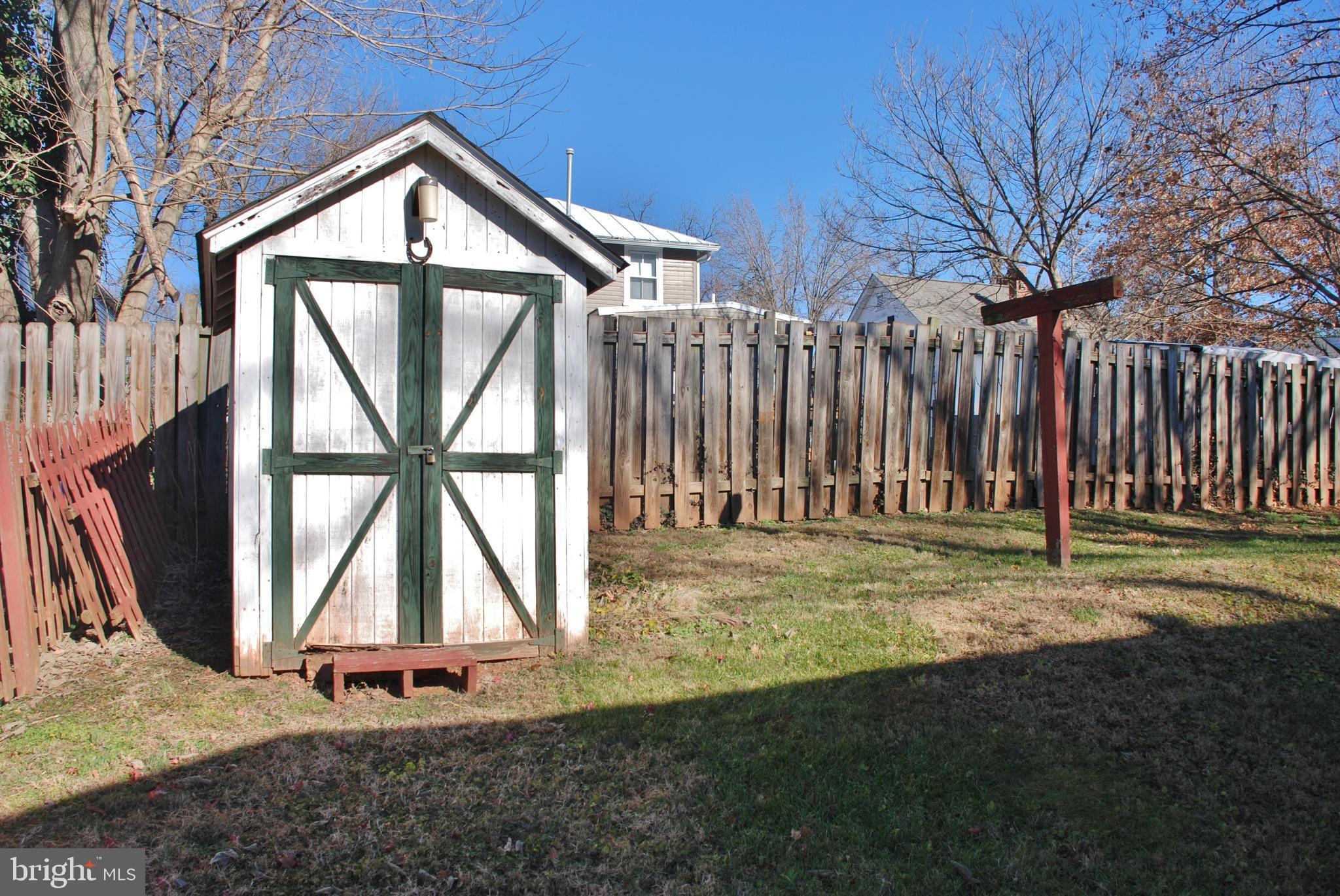 321 Spring Street Culpeper, VA 22701 - Photo 45 of 50 Shed in rear yard