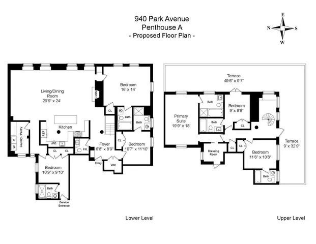 a city view with tall buildings