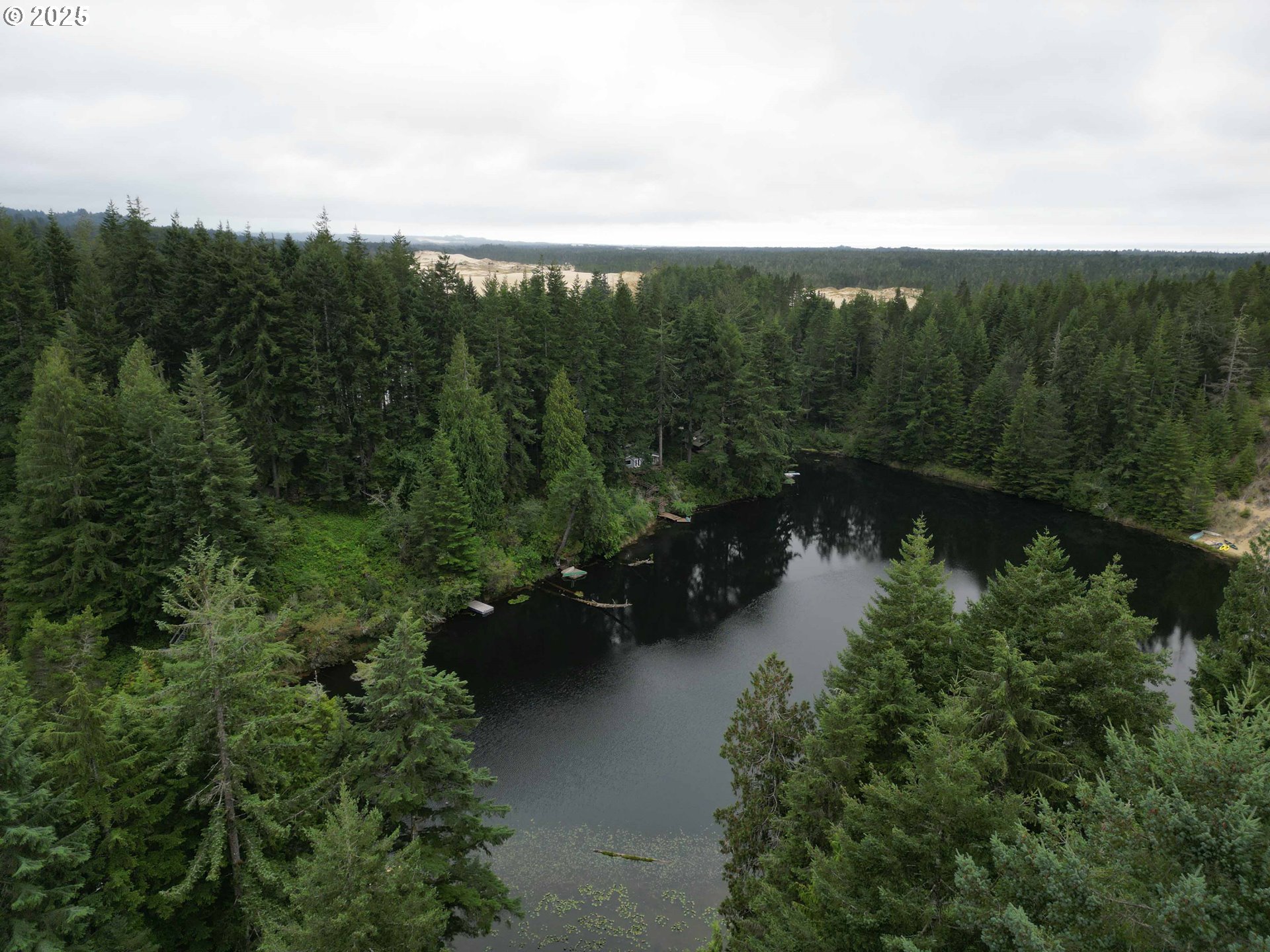 Collard Loop Florence, OR 97439 - Photo 2 of 17 a view of a lake in middle of forest