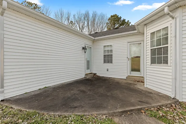 a view of a house with a outdoor space