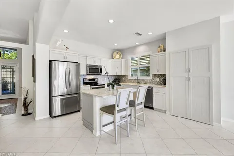 a view of a dining room and livingroom view