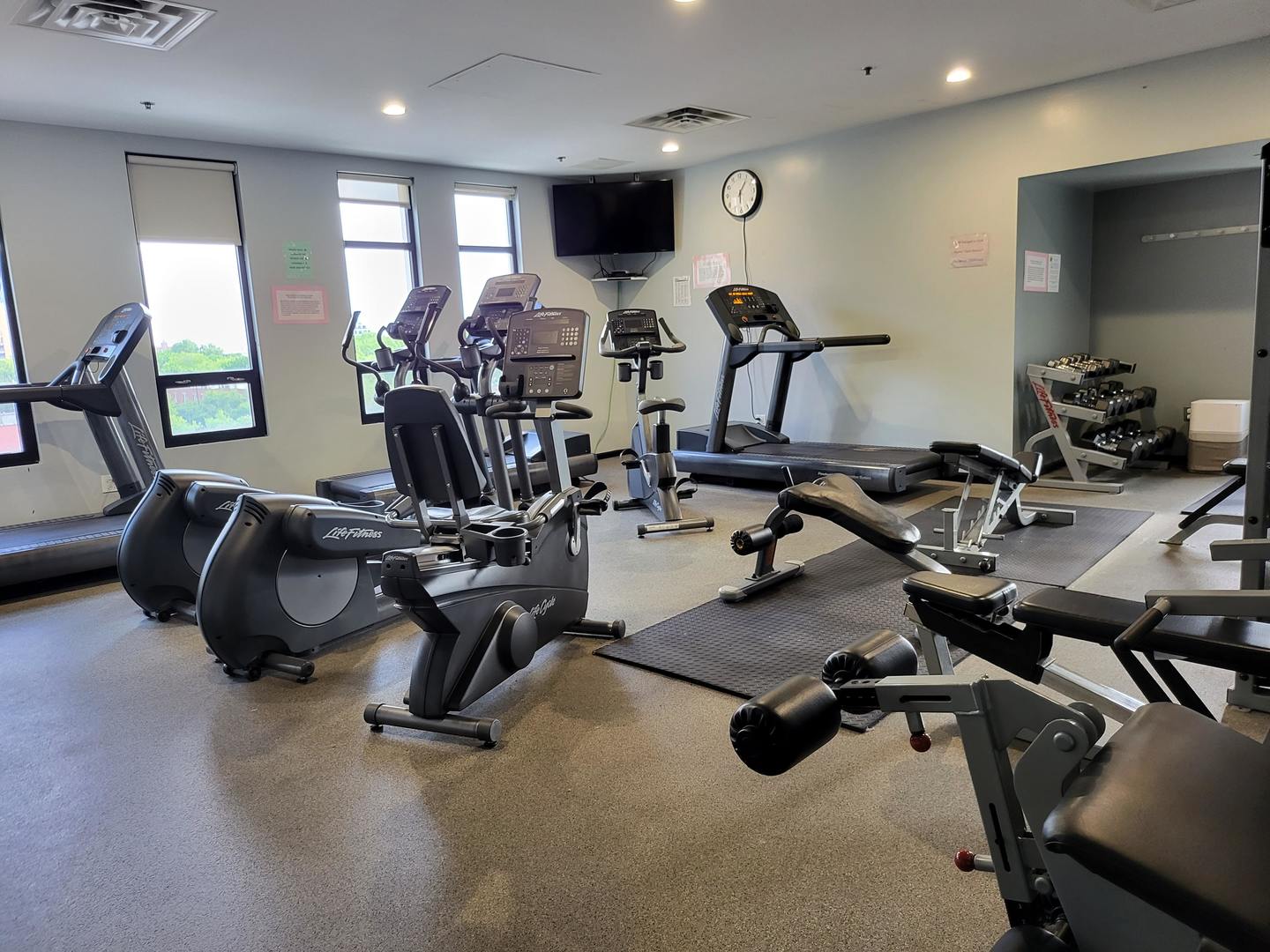 1255 South State Street, Unit 1203 Chicago, IL 60605 - Photo 17 of 21 a view of a room with gym equipment