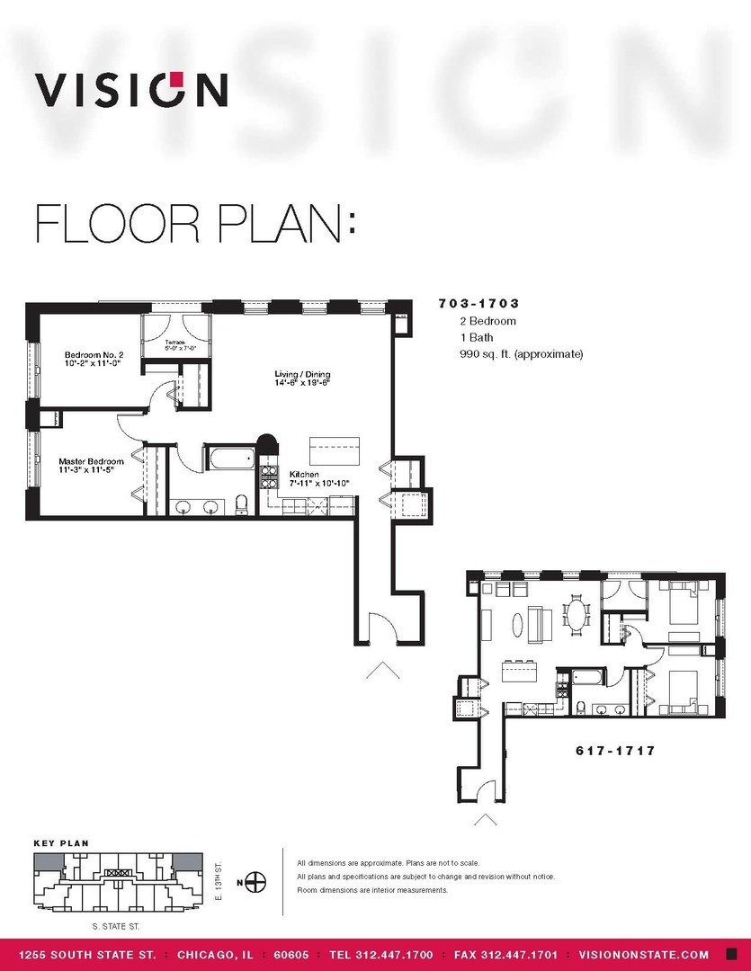 1255 South State Street, Unit 1203 Chicago, IL 60605 - Photo 3 of 21 a black and white photo of a refrigerator