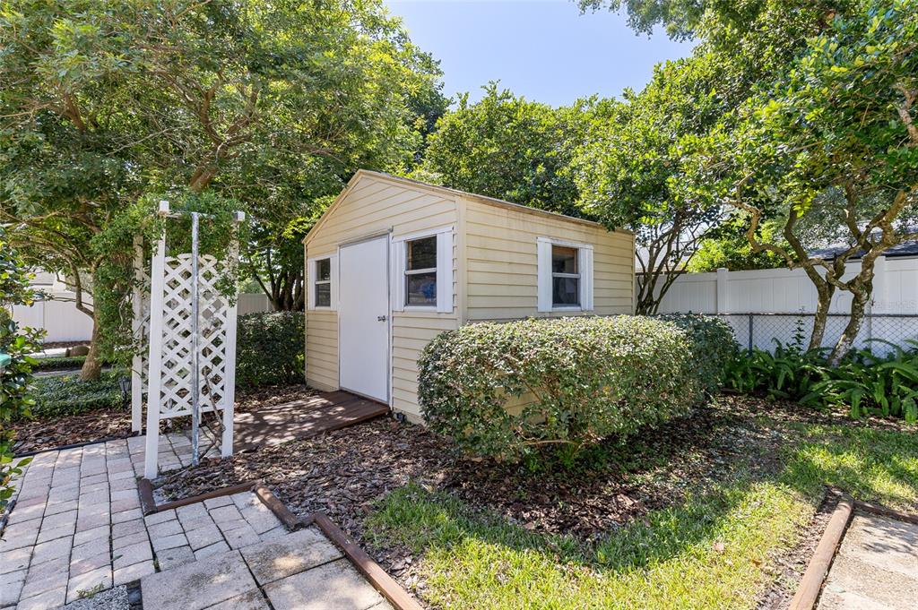 4312 Yorketowne Road Orlando, FL 32812 - Photo 30 of 38 Storage Shed with electric
