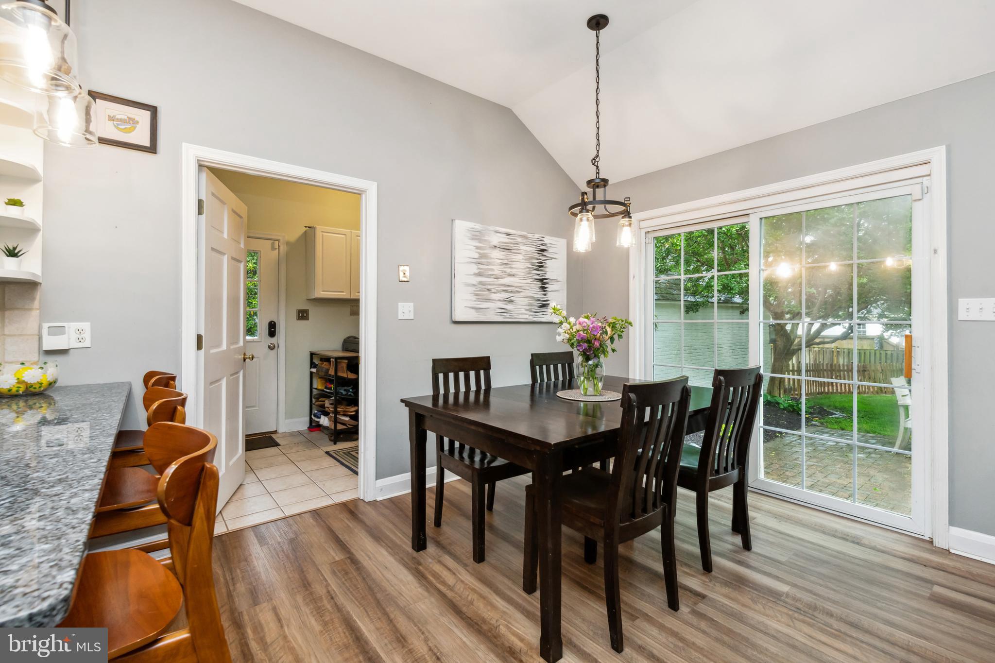 511 Wilton Road Towson, MD 21286 - Photo 8 of 39 a view of a dining room with furniture window and outside view