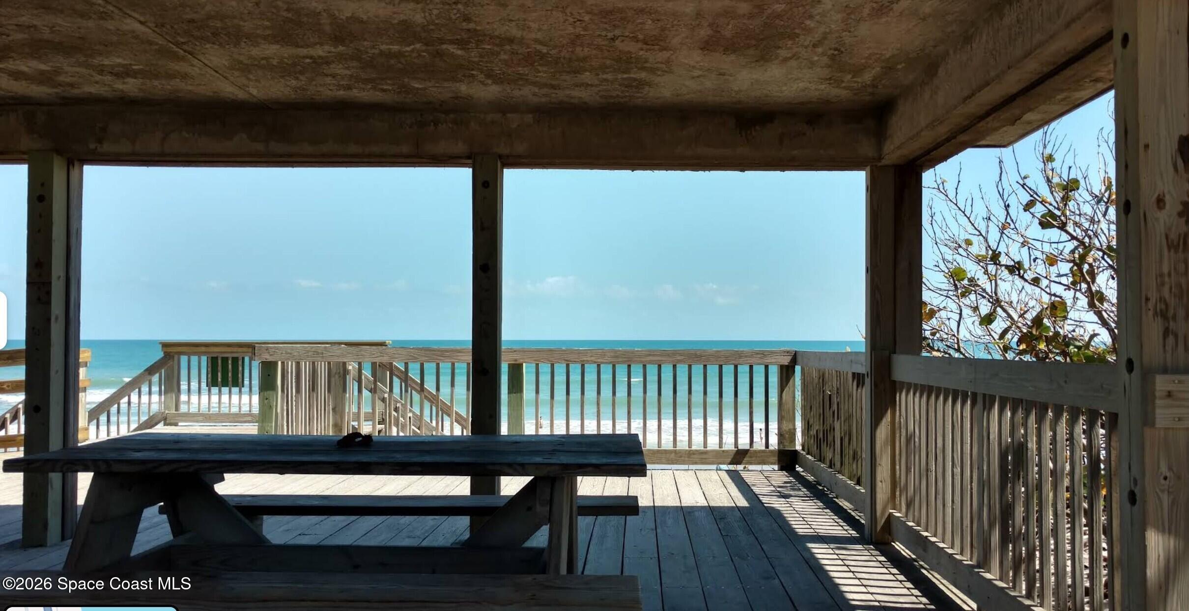412 School Road, Unit 88 Indian Harbour Beach, FL 32937 - Photo 48 of 50 Beach park picnic table view