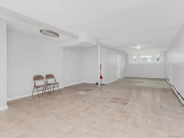 a view of a livingroom with a bench