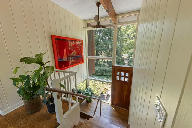 a picture of a outdoor space with seating