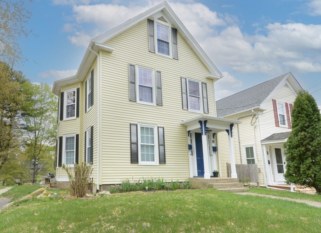 8 Myrtle Street Westborough, MA 01581 - Photo 2 of 35 front view of a house with a yard