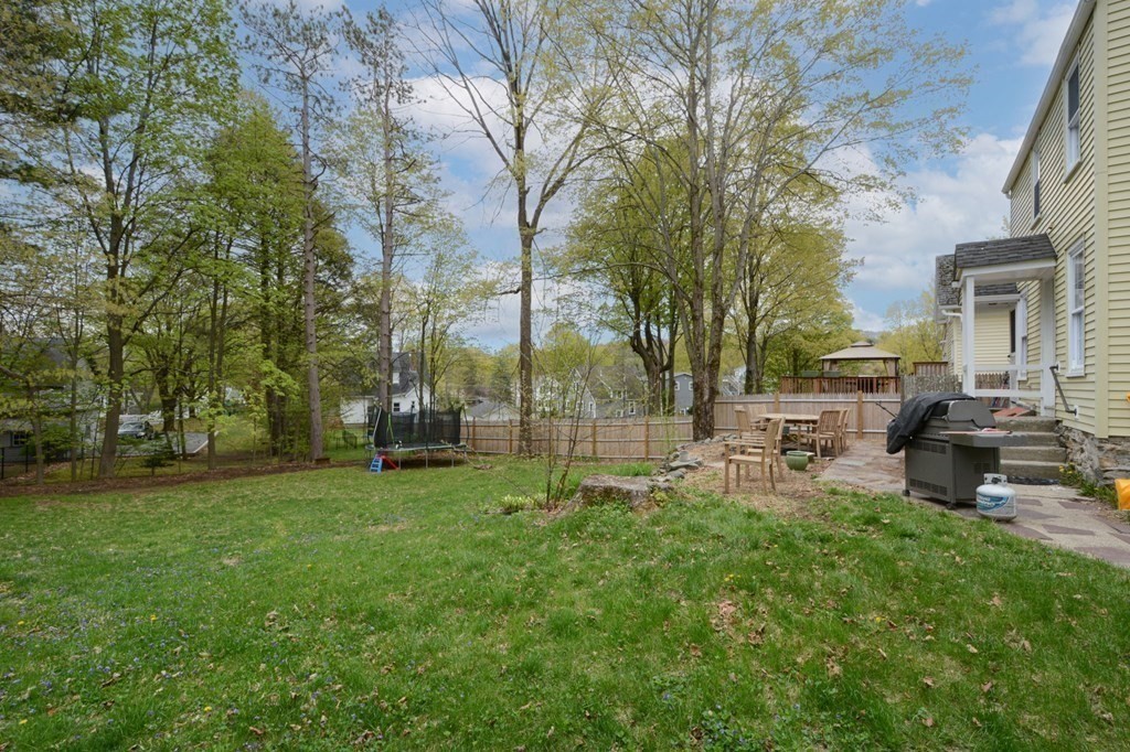 8 Myrtle Street Westborough, MA 01581 - Photo 32 of 35 a view of a backyard with sitting area
