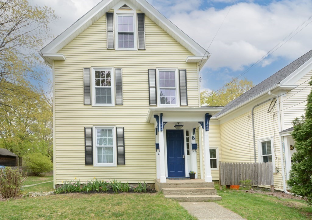 8 Myrtle Street Westborough, MA 01581 - Photo 35 of 35 a front view of a house with a yard