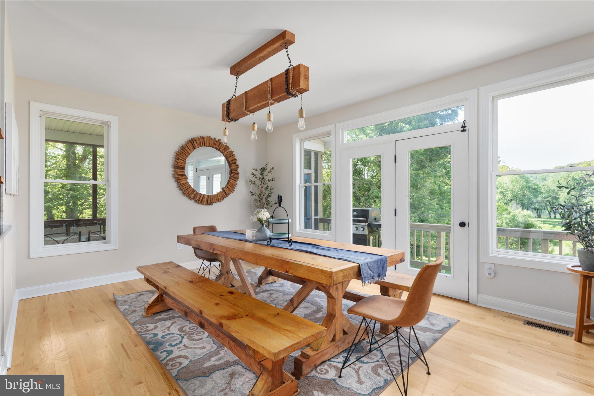 1355 Wilt Road Charles Town, WV 25414 - Photo 14 of 113 Dining room with a view