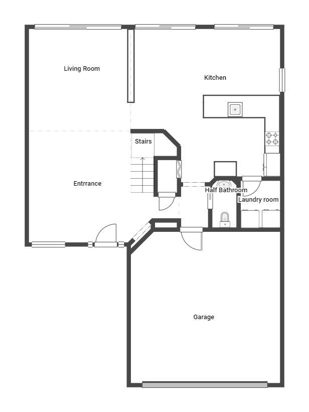 23399 Water Circle Boca Raton, FL 33486 - Photo 45 of 46 Floor Plan 1st Floor