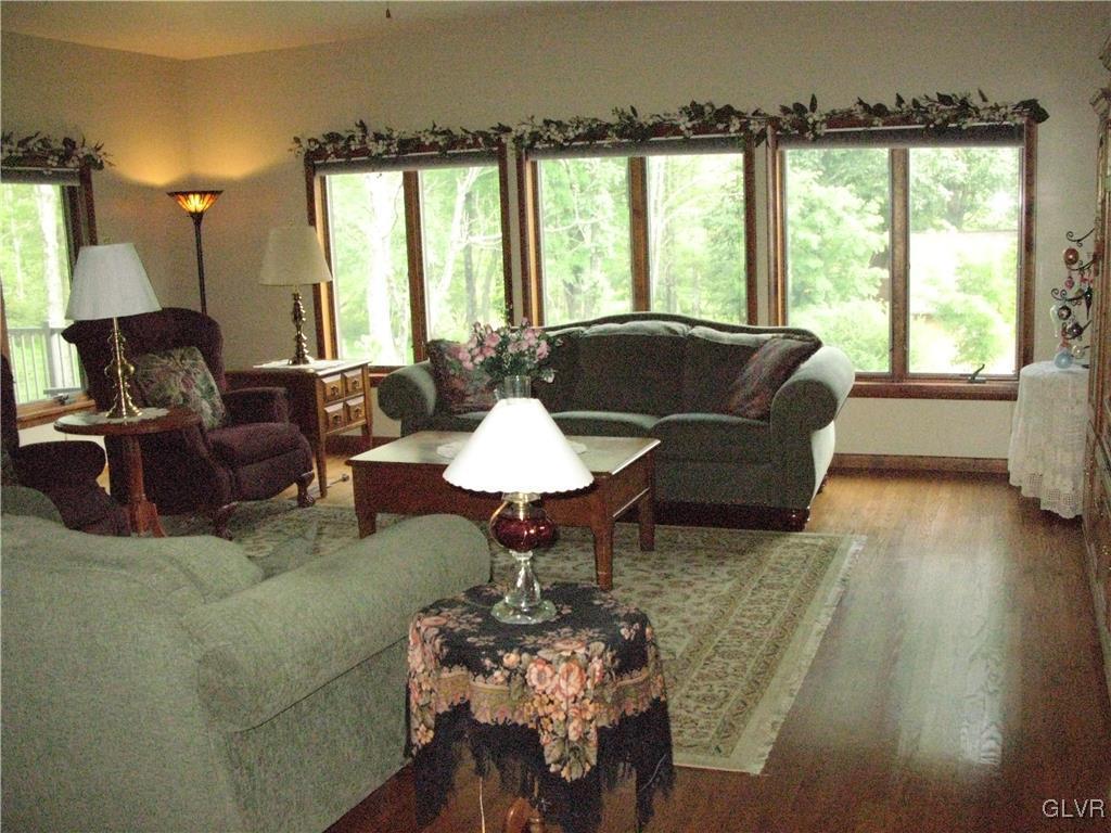 5955 Little Gap Road Kunkletown, PA 18058 - Photo 8 of 41 a living room with furniture and a large window