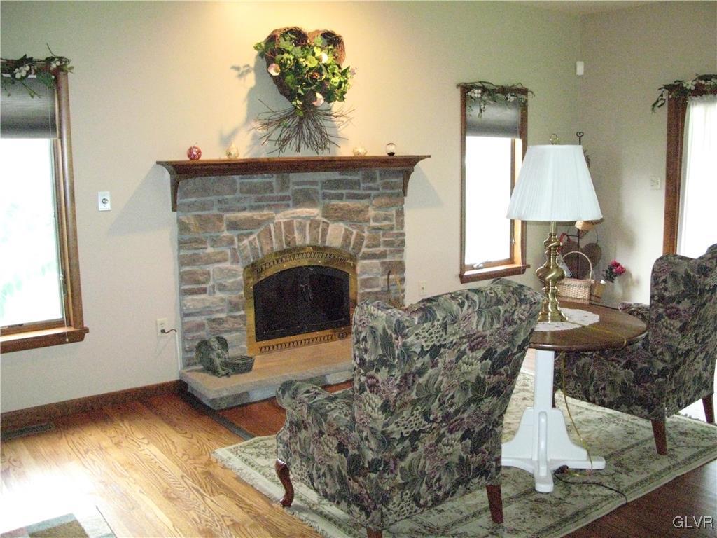 5955 Little Gap Road Kunkletown, PA 18058 - Photo 9 of 41 a living room with furniture and a fireplace