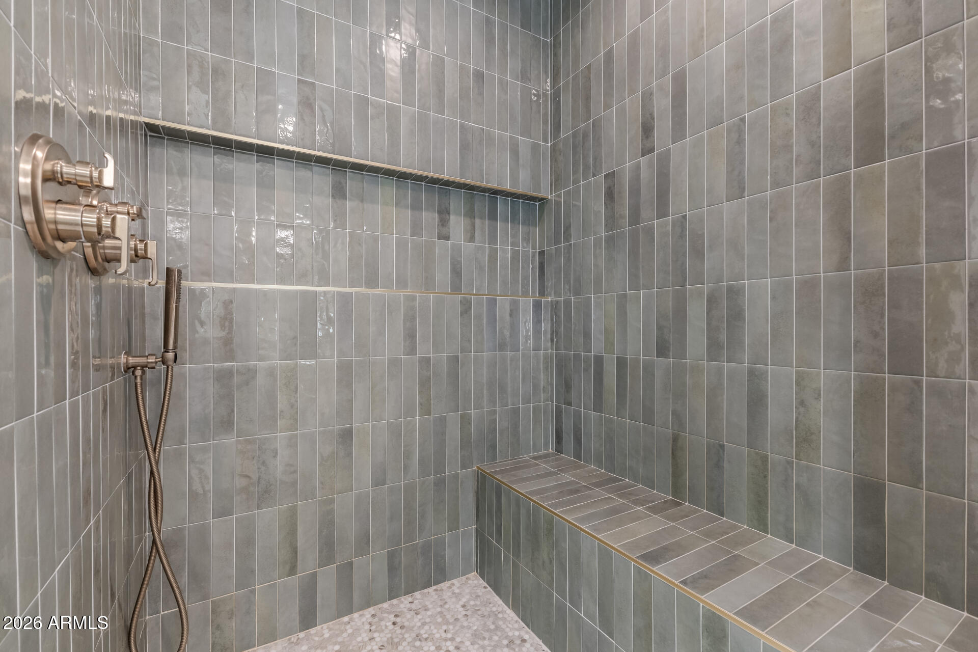 2941 South Jeffry Street Gilbert, AZ 85295 - Photo 18 of 47 a bathroom with a shower