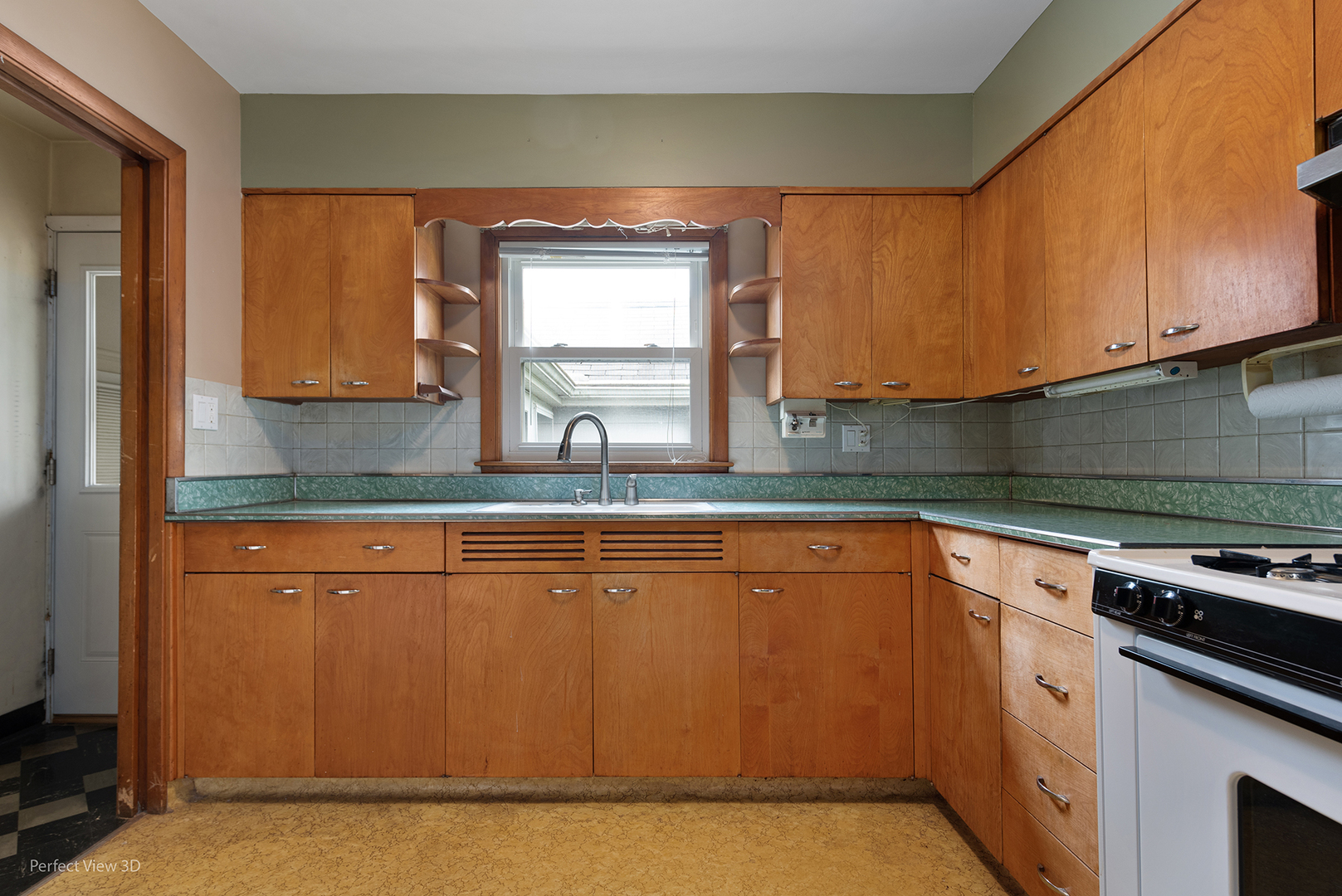 168 South Alfred Avenue Elgin, IL 60123 - Photo 12 of 15 a kitchen with granite countertop cabinets stainless steel appliances and a sink