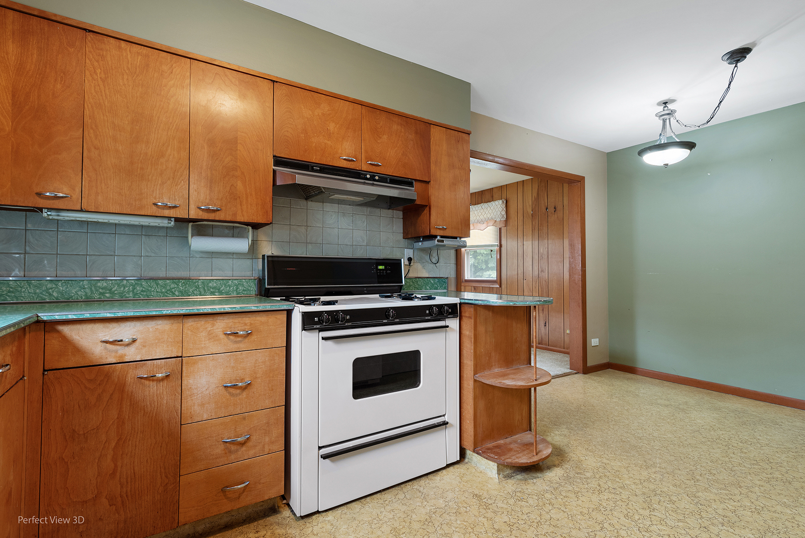 168 South Alfred Avenue Elgin, IL 60123 - Photo 9 of 15 a kitchen with a stove and a microwave